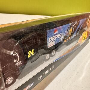 Vtg Nascar Winners Circle Jeff Gordon #24 Dupont Trailer Rig Die-Cast 1:64 Pepsi